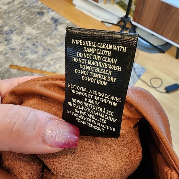 NWT Blank NYC The Baxter Ribcage Straight leg brown faux leather pants size 27. - Picture 14 of 15